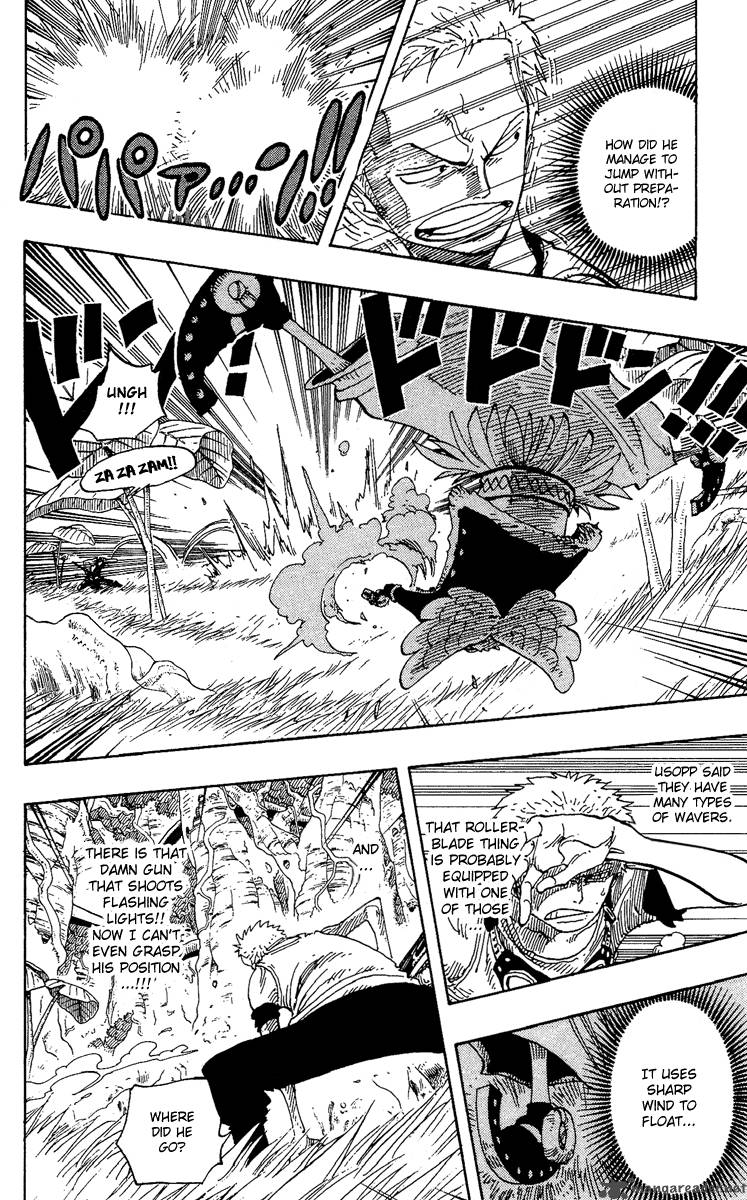 One Piece Manga Chapter 259 page 4 - Pirate Zoro vs. Warrior Braham