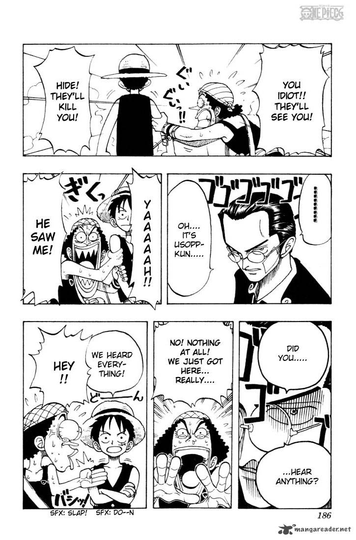 One Piece Manga Chapter 26 page 10 - Captain Kuro's Plan