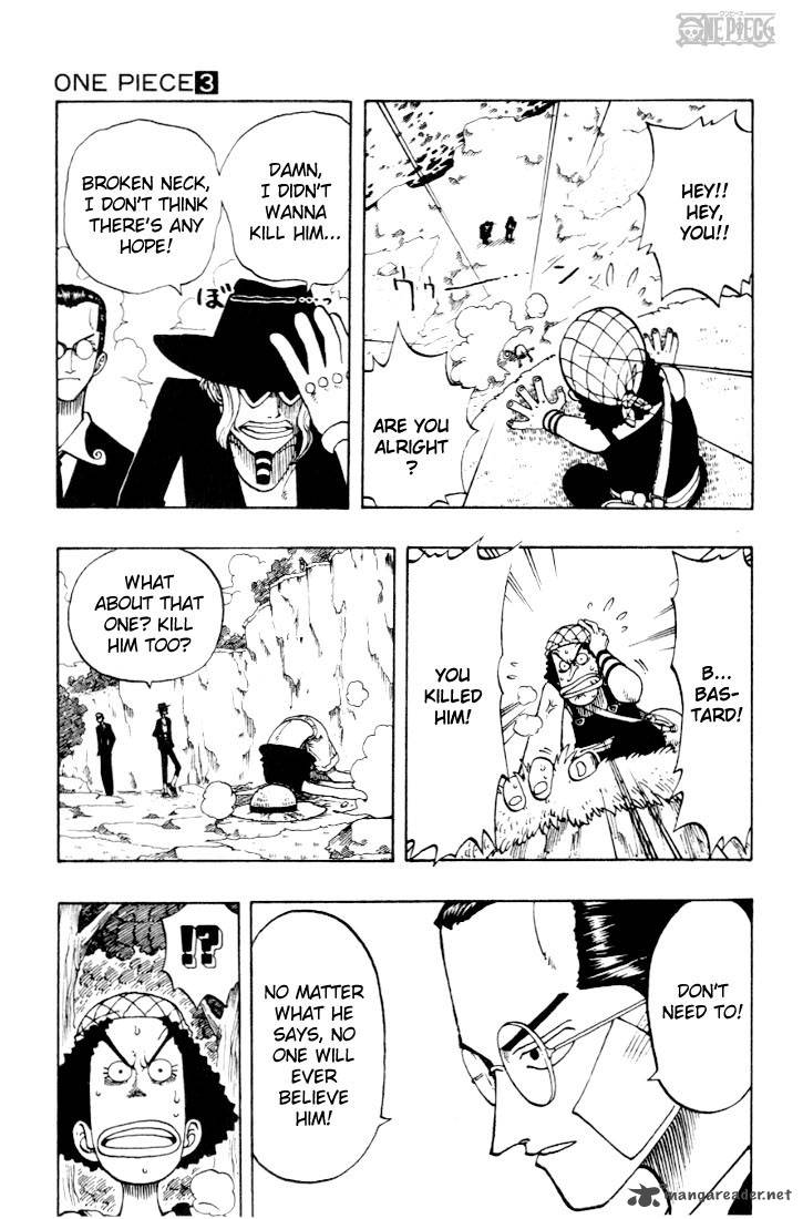 One Piece Manga Chapter 26 page 13 - Captain Kuro's Plan