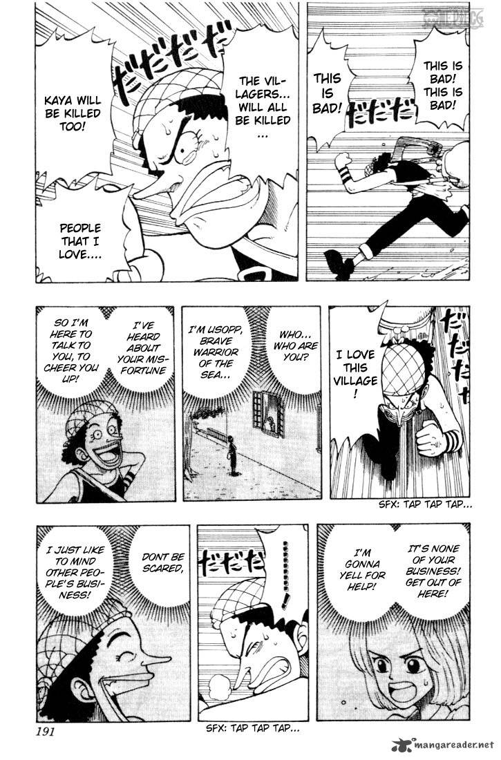 One Piece Manga Chapter 26 page 15 - Captain Kuro's Plan