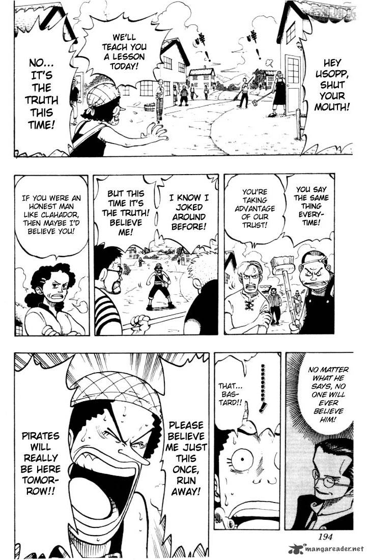 One Piece Manga Chapter 26 page 18 - Captain Kuro's Plan