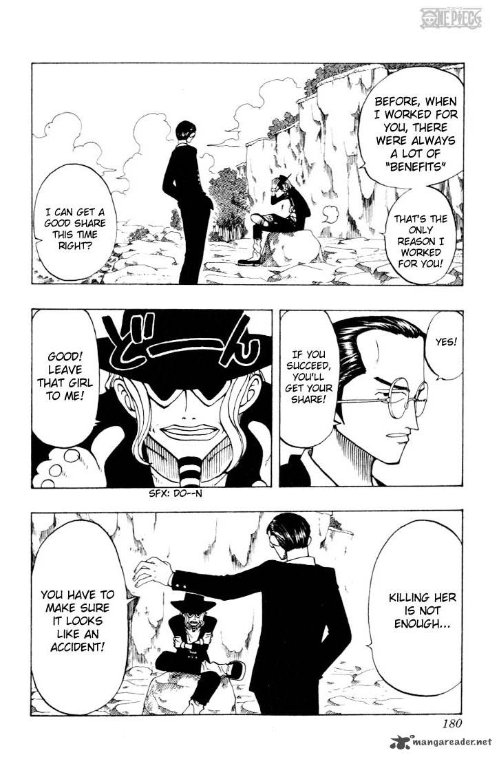 One Piece Manga Chapter 26 page 4 - Captain Kuro's Plan