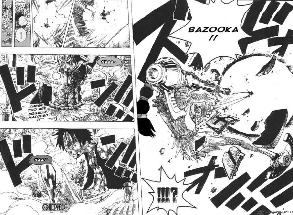 One Piece Manga Chapter 260 page 15 - Pirate Luffy vs. Berserker Wyper