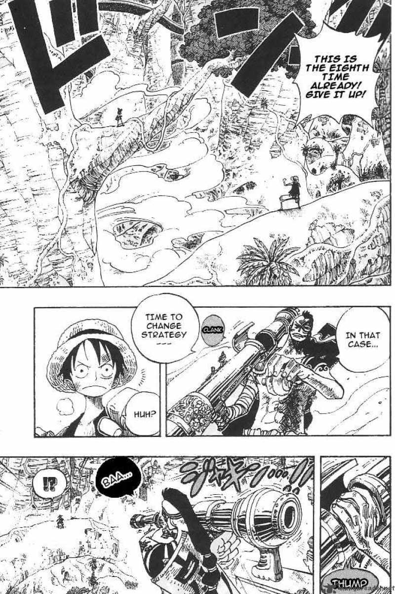 One Piece Manga Chapter 260 page 8 - Pirate Luffy vs. Berserker Wyper