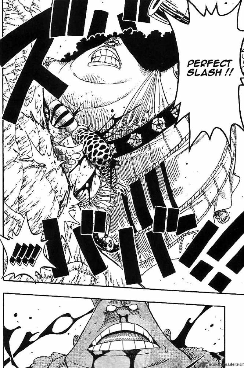One Piece Manga Chapter 261 page 10 - Warrior Genbo vs. Divine Soldiers Commander Yama