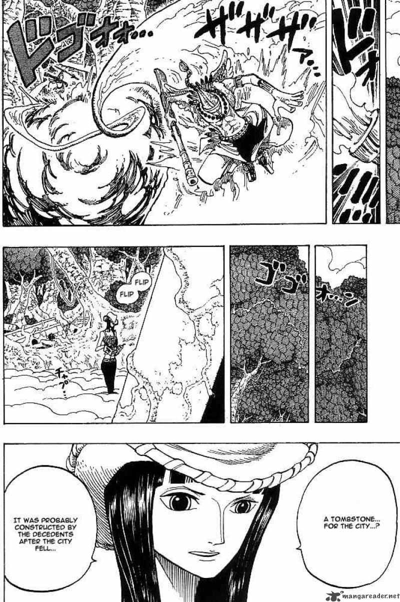 One Piece Manga Chapter 261 page 12 - Warrior Genbo vs. Divine Soldiers Commander Yama