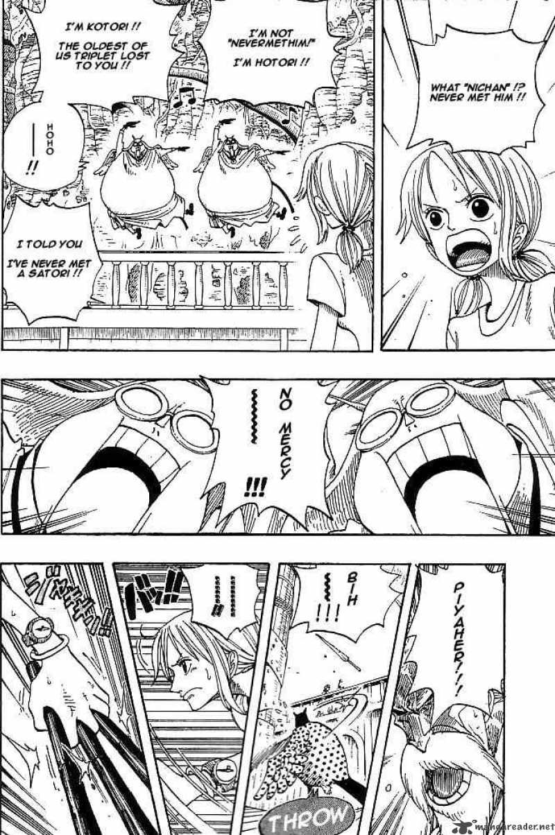 One Piece Manga Chapter 261 page 16 - Warrior Genbo vs. Divine Soldiers Commander Yama