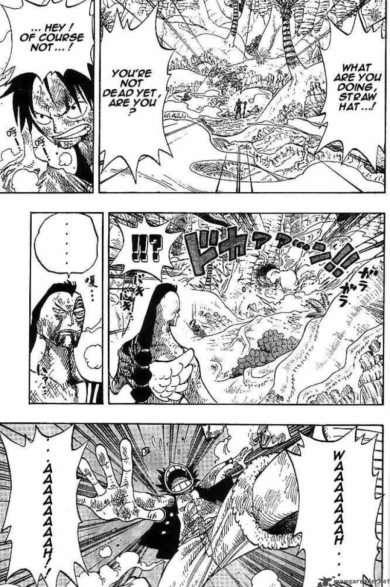 One Piece Manga Chapter 261 page 3 - Warrior Genbo vs. Divine Soldiers Commander Yama