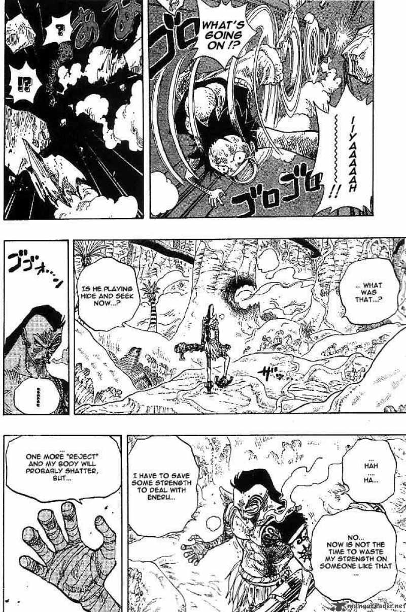 One Piece Manga Chapter 261 page 4 - Warrior Genbo vs. Divine Soldiers Commander Yama