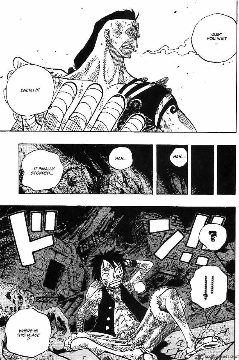One Piece Manga Chapter 261 page 5 - Warrior Genbo vs. Divine Soldiers Commander Yama