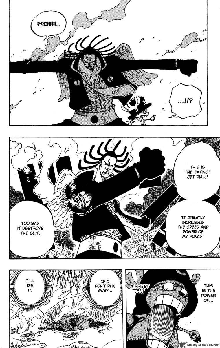 One Piece Manga Chapter 262 page 10 - Pirate Chopper vs. Priest Gedatsu