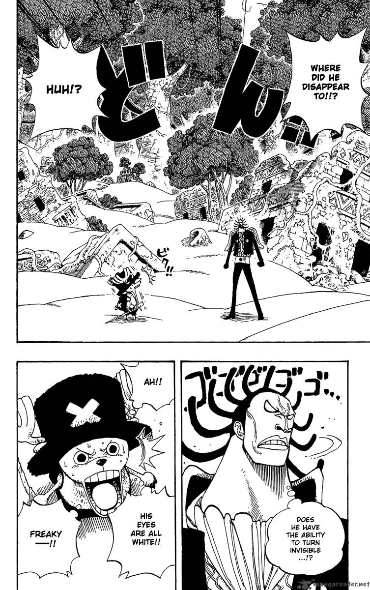 One Piece Manga Chapter 262 page 2 - Pirate Chopper vs. Priest Gedatsu