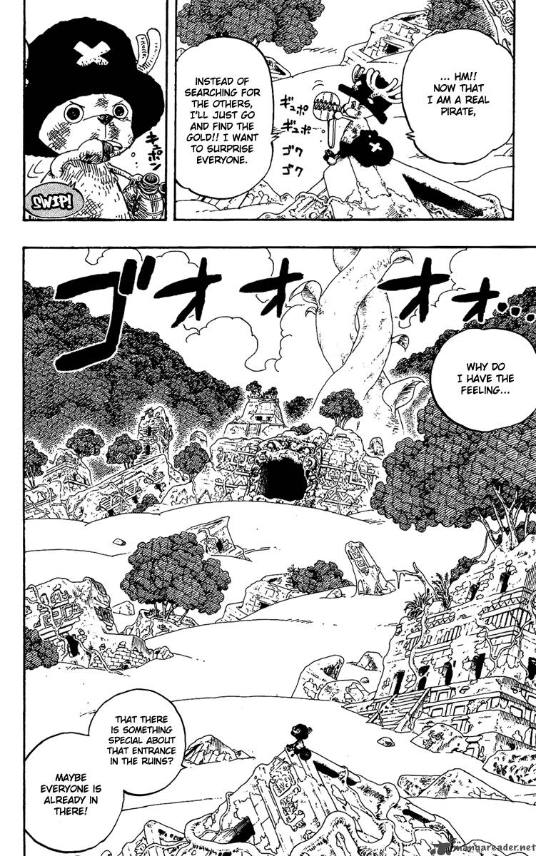 One Piece Manga Chapter 263 page 4 - Pirate Nami and the Weird Knight vs. Divine Soldiers Lieutenants Hotori and Kotori