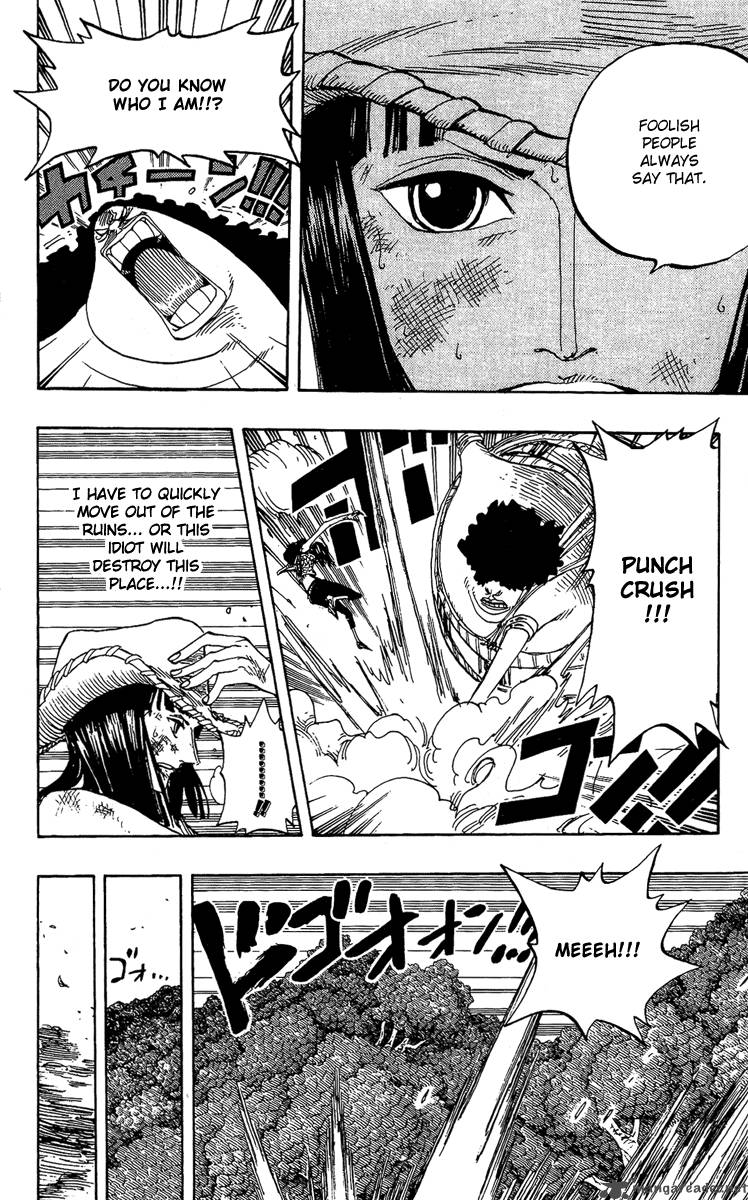 One Piece Manga Chapter 264 page 10 - Warrior Kamakiri vs. God Enel