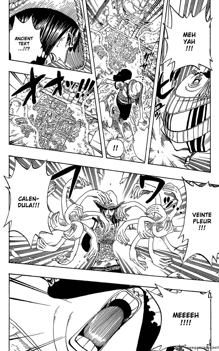 One Piece Manga Chapter 264 page 8 - Warrior Kamakiri vs. God Enel