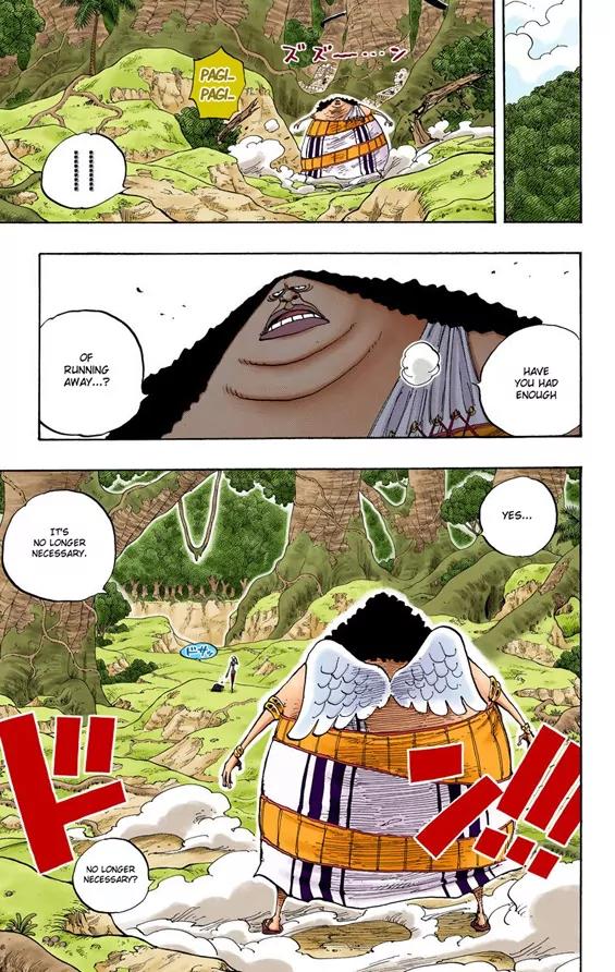 One Piece Manga Chapter 265 page 10 - Pirate Robin vs. Divine Soldiers Commander Yama