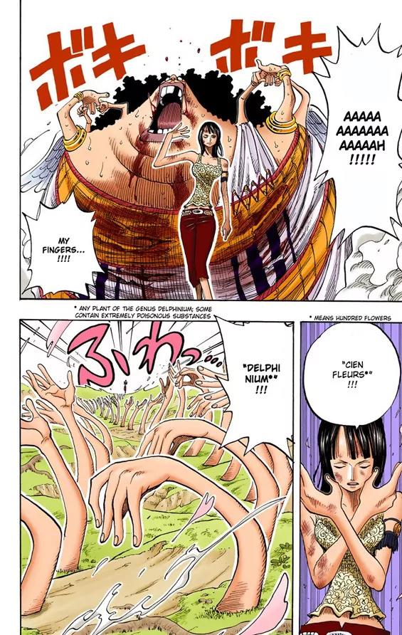 One Piece Manga Chapter 265 page 17 - Pirate Robin vs. Divine Soldiers Commander Yama