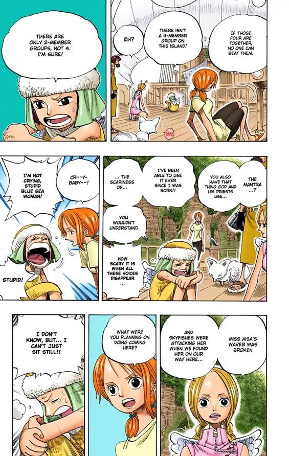 One Piece Manga Chapter 265 page 4 - Pirate Robin vs. Divine Soldiers Commander Yama