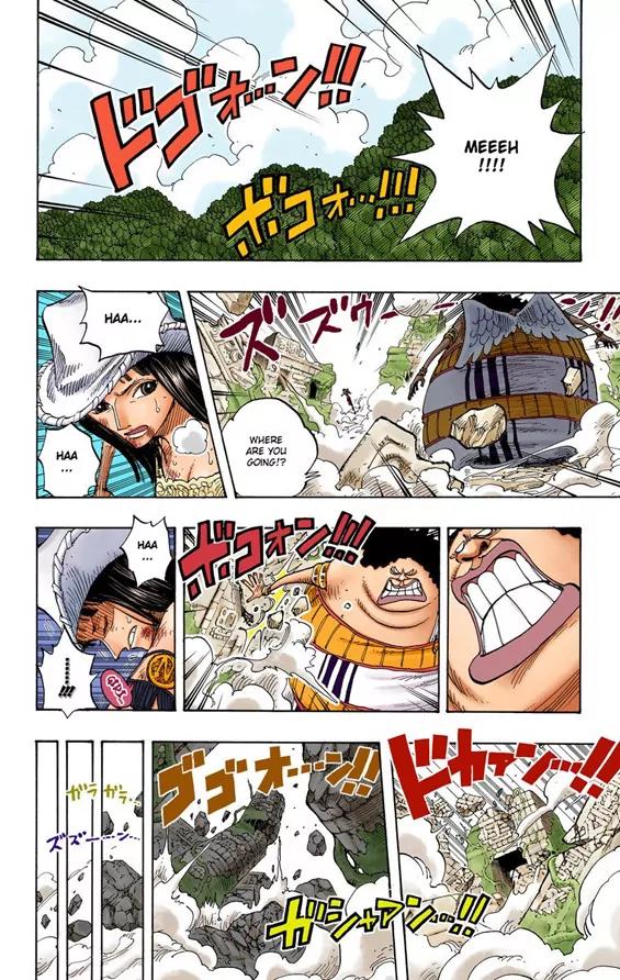 One Piece Manga Chapter 265 page 9 - Pirate Robin vs. Divine Soldiers Commander Yama