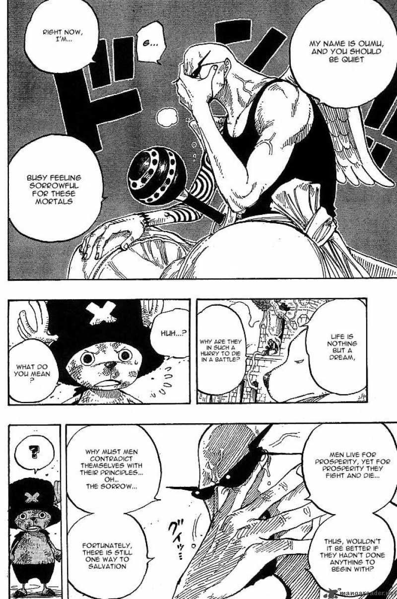 One Piece Manga Chapter 266 page 10 - Pirate Chopper vs. Priest Ohm