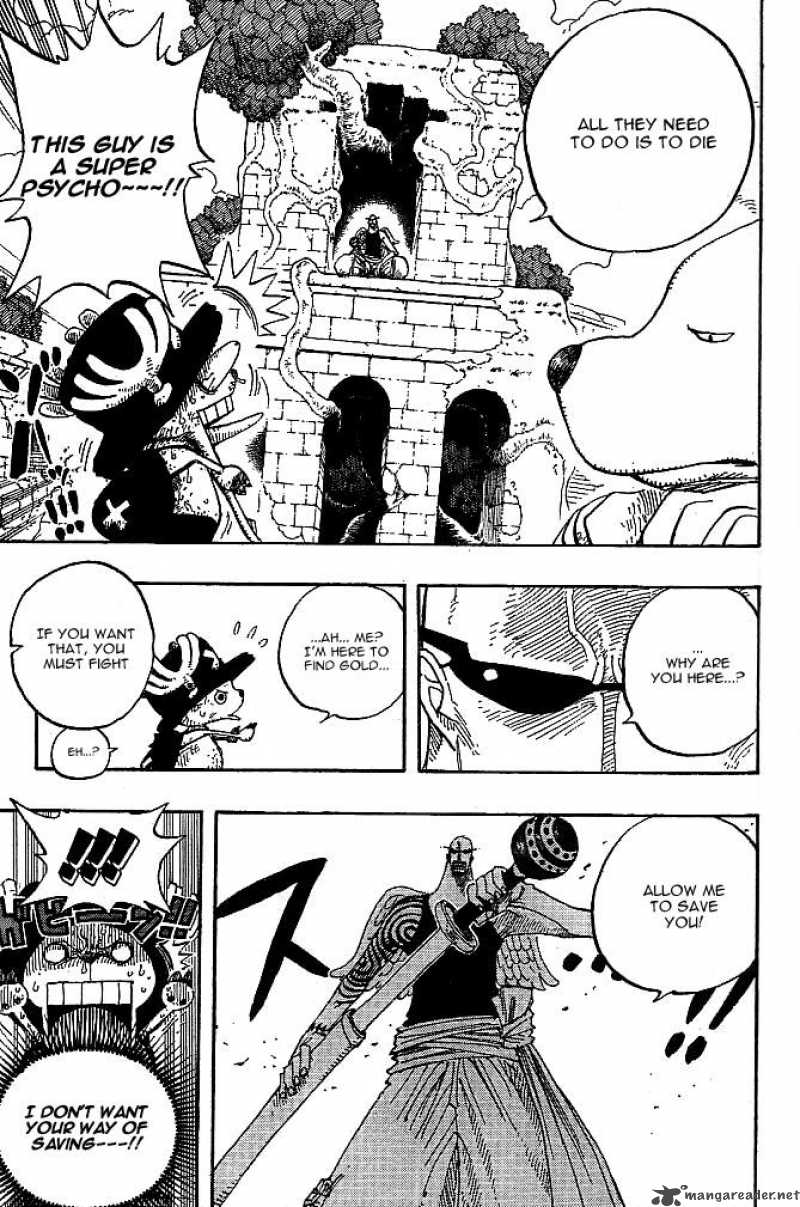One Piece Manga Chapter 266 page 11 - Pirate Chopper vs. Priest Ohm