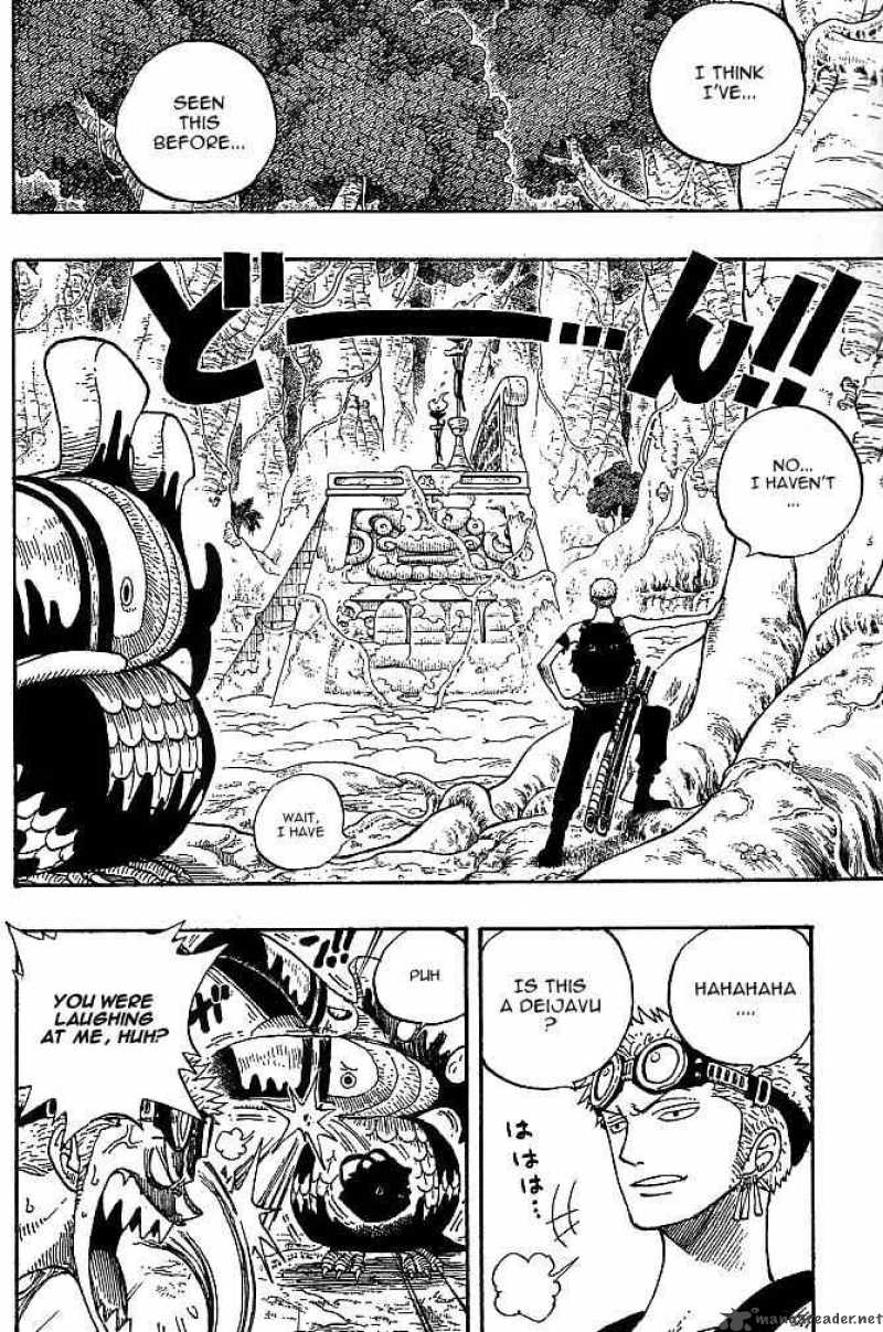 One Piece Manga Chapter 266 page 14 - Pirate Chopper vs. Priest Ohm