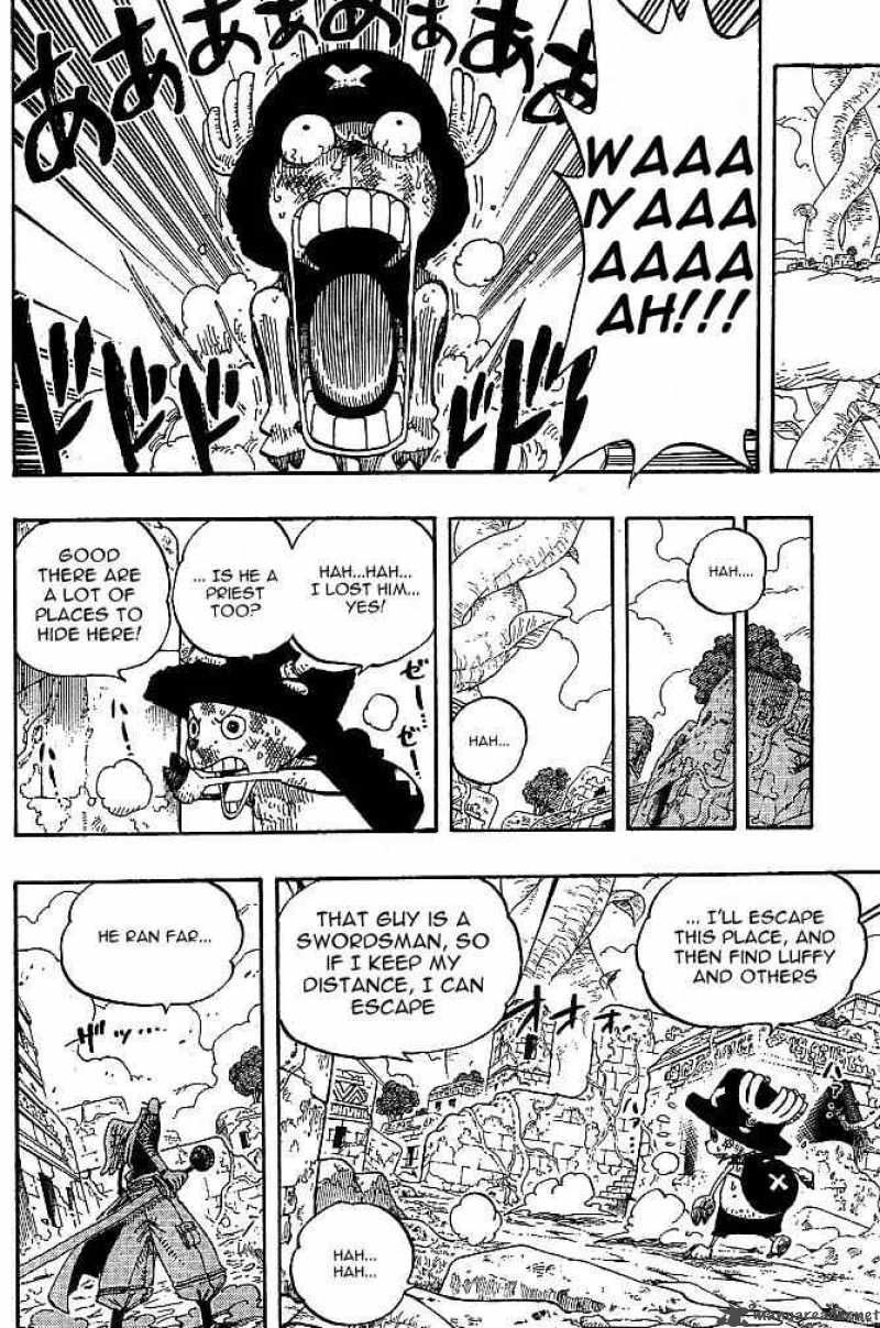 One Piece Manga Chapter 266 page 18 - Pirate Chopper vs. Priest Ohm