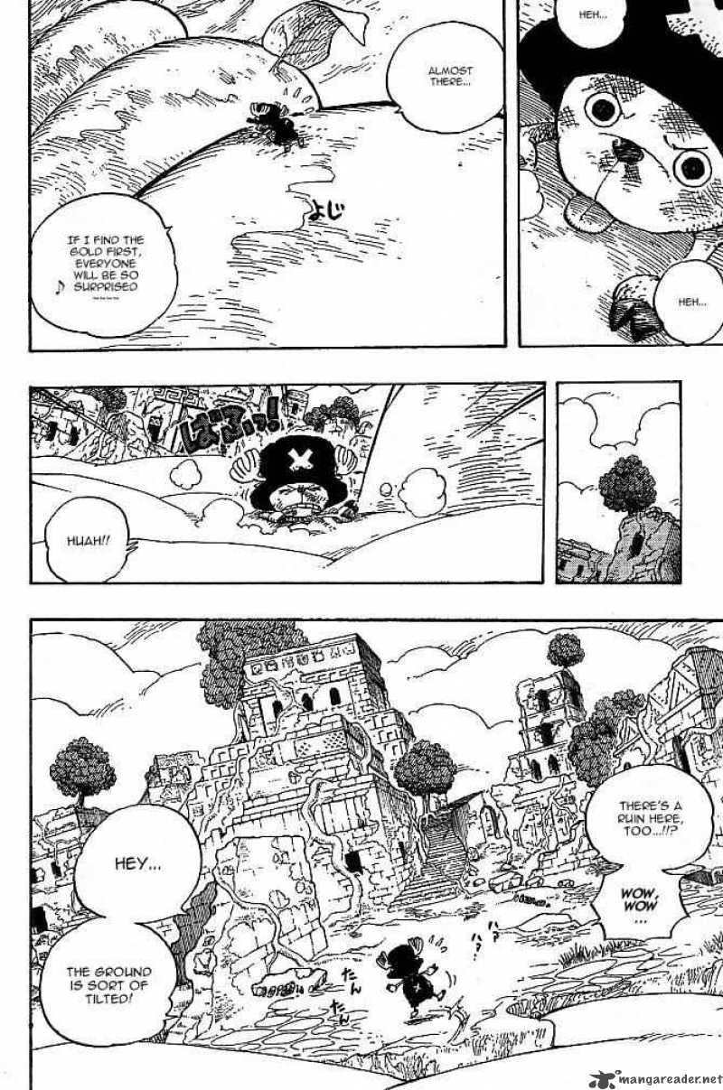 One Piece Manga Chapter 266 page 6 - Pirate Chopper vs. Priest Ohm