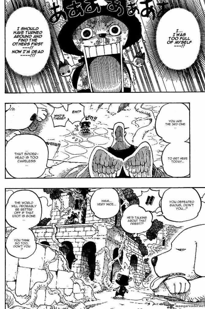 One Piece Manga Chapter 266 page 8 - Pirate Chopper vs. Priest Ohm
