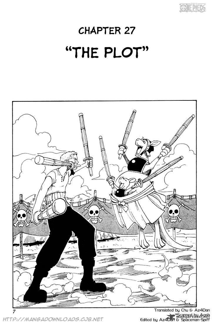 One Piece Manga Chapter 27 page 6 - Plan