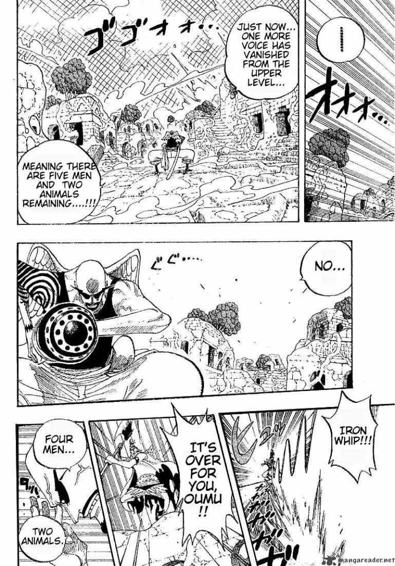 One Piece Manga Chapter 271 page 10 - Pirate Zoro vs. Priest Ohm