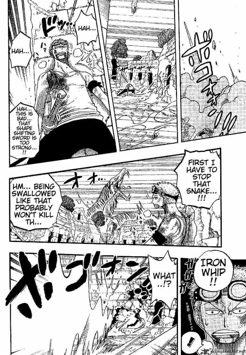 One Piece Manga Chapter 271 page 8 - Pirate Zoro vs. Priest Ohm