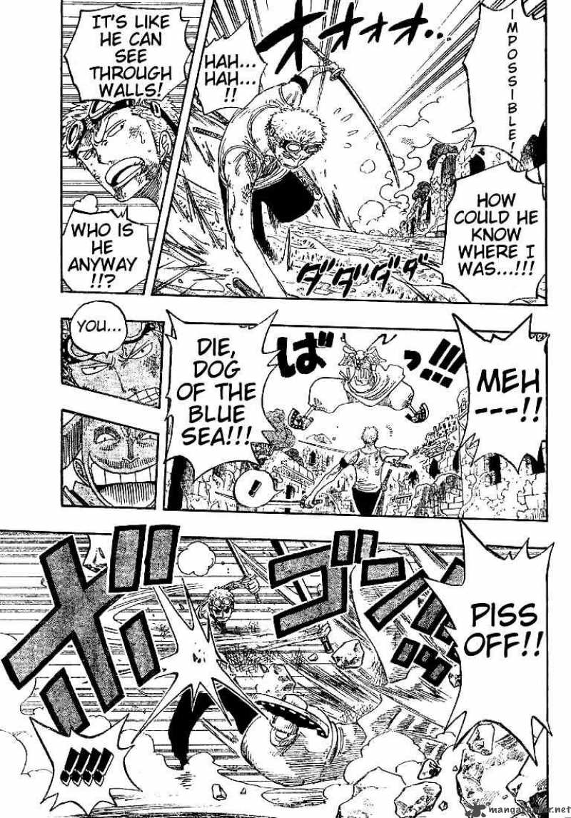 One Piece Manga Chapter 271 page 9 - Pirate Zoro vs. Priest Ohm