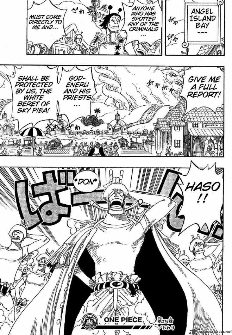 One Piece Manga Chapter 276 page 19 - Shandia Rhythm