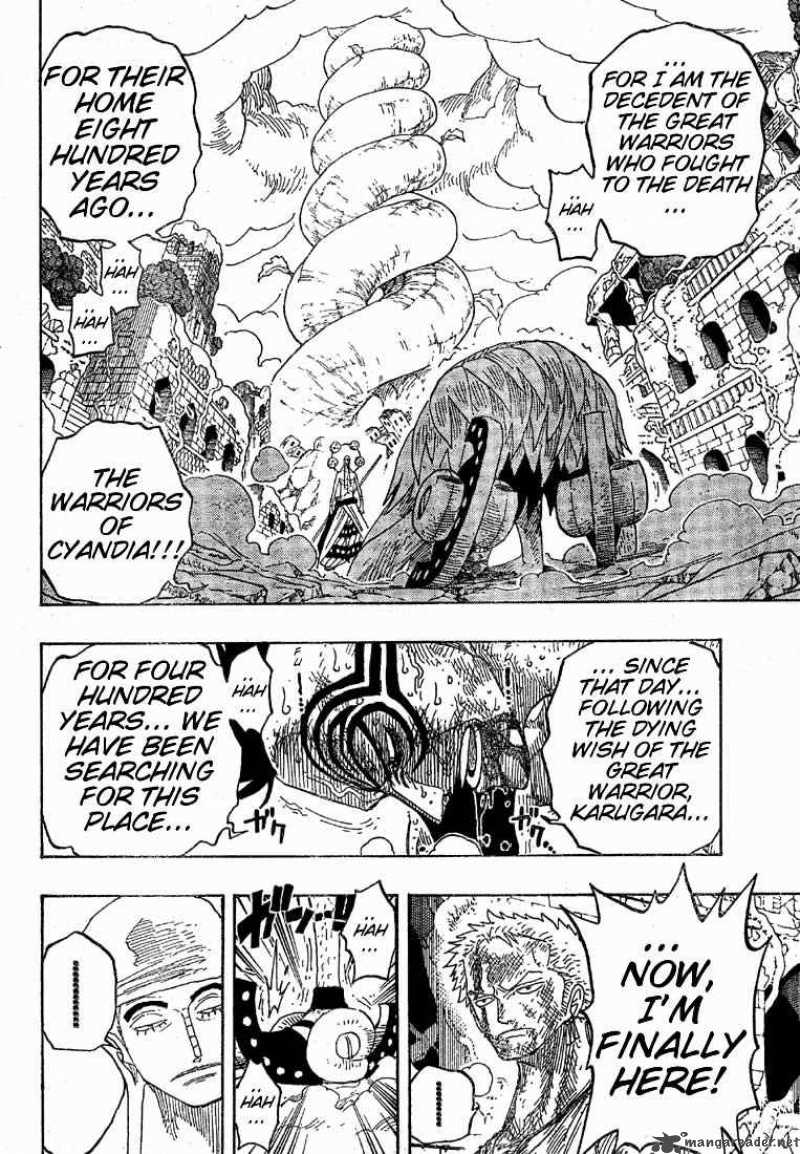 One Piece Manga Chapter 276 page 4 - Shandia Rhythm