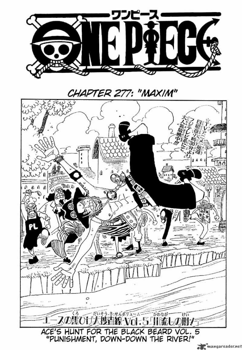 One Piece Manga Chapter 277 page 1 - Maxim