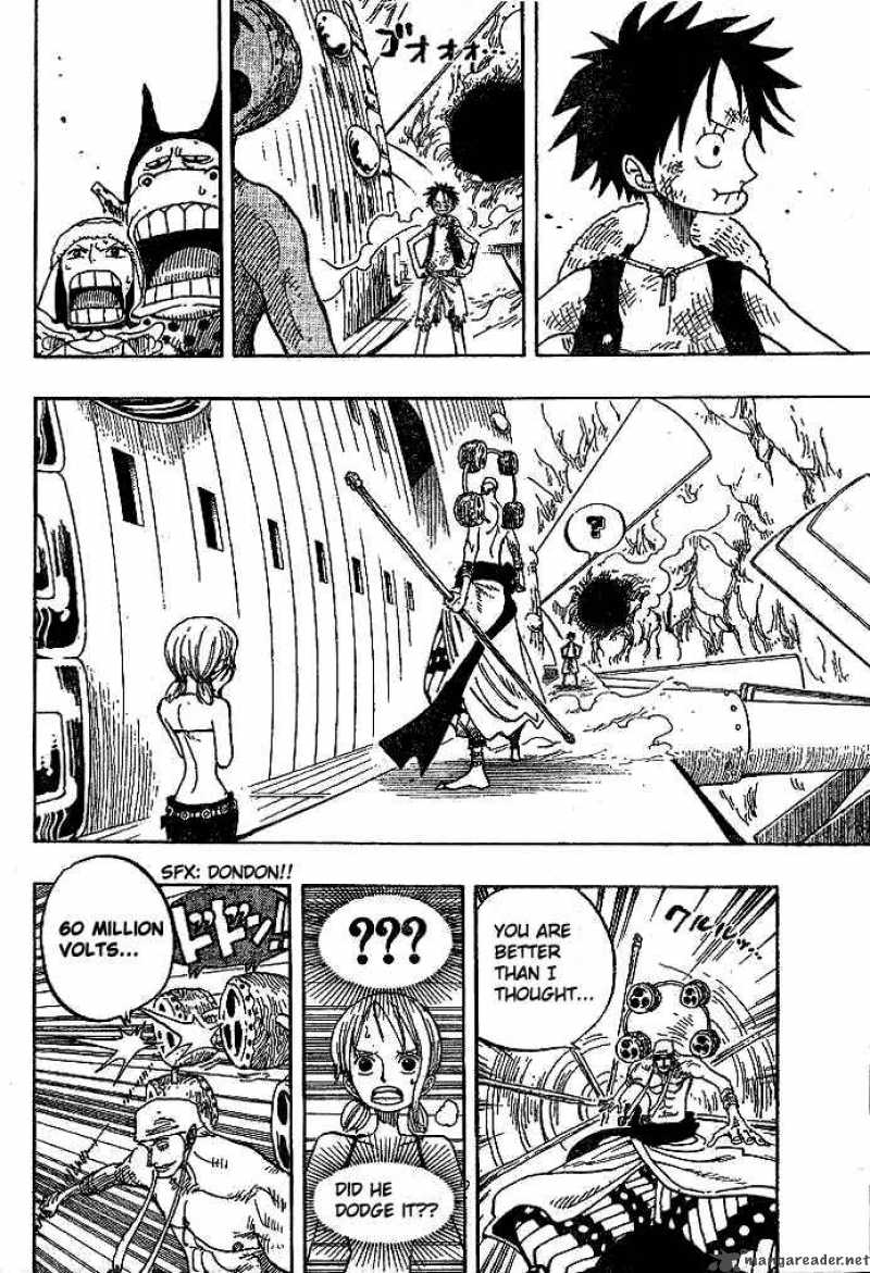 One Piece Manga Chapter 279 page 12 - Pirate Luffy vs. God Enel