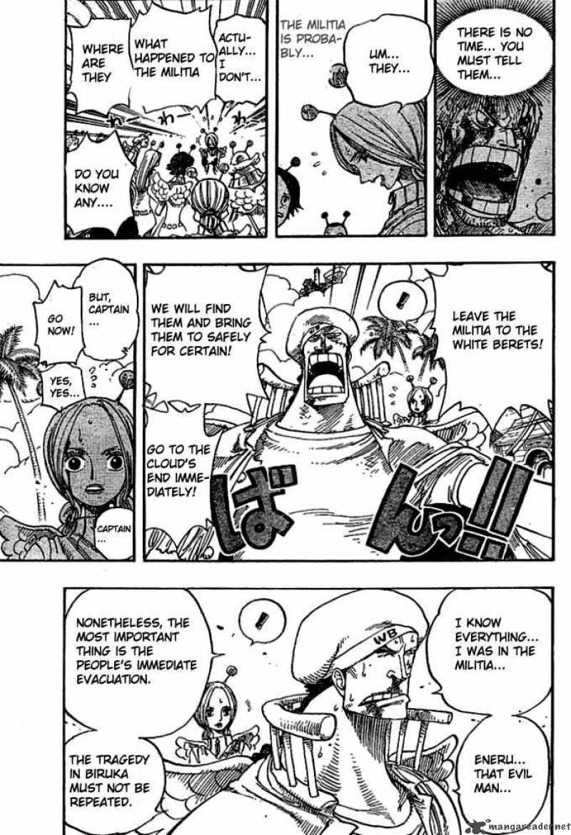 One Piece Manga Chapter 279 page 3 - Pirate Luffy vs. God Enel