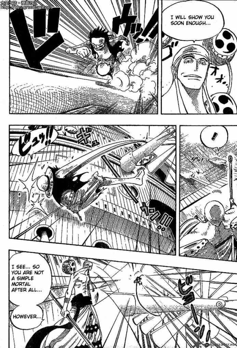 One Piece Manga Chapter 279 page 8 - Pirate Luffy vs. God Enel