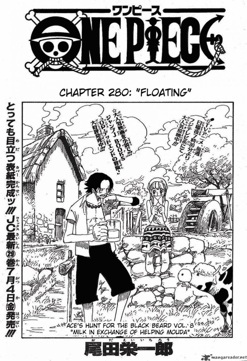 One Piece Manga Chapter 280 page 1 - Floating