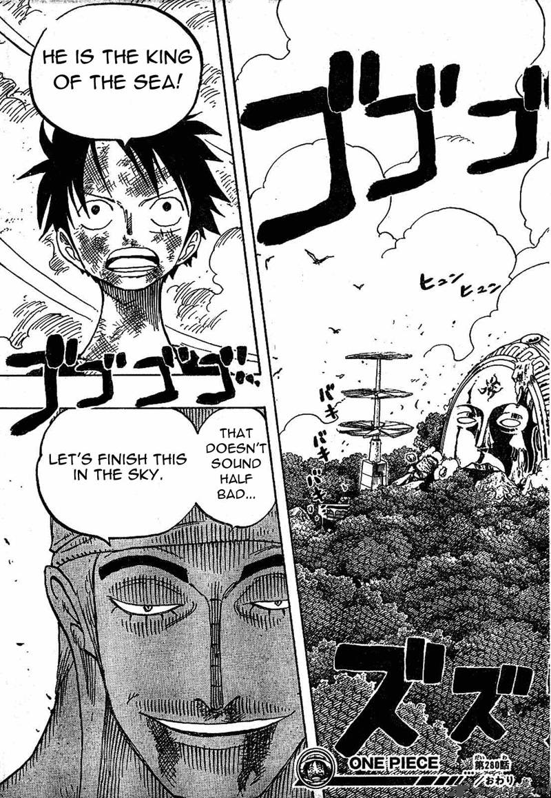 One Piece Manga Chapter 280 page 19 - Floating
