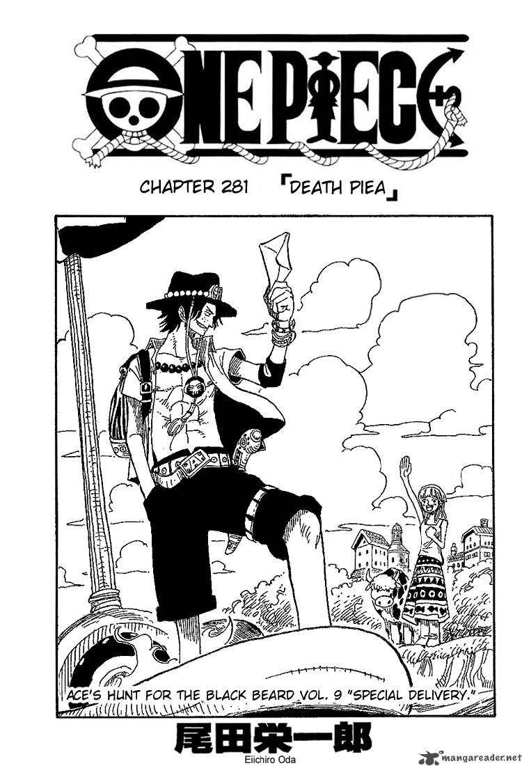 One Piece Manga Chapter 281 page 1 - Deathpiea