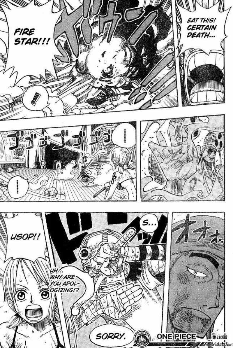 One Piece Manga Chapter 283 page 19 - On the Front Line of Rescuing Love