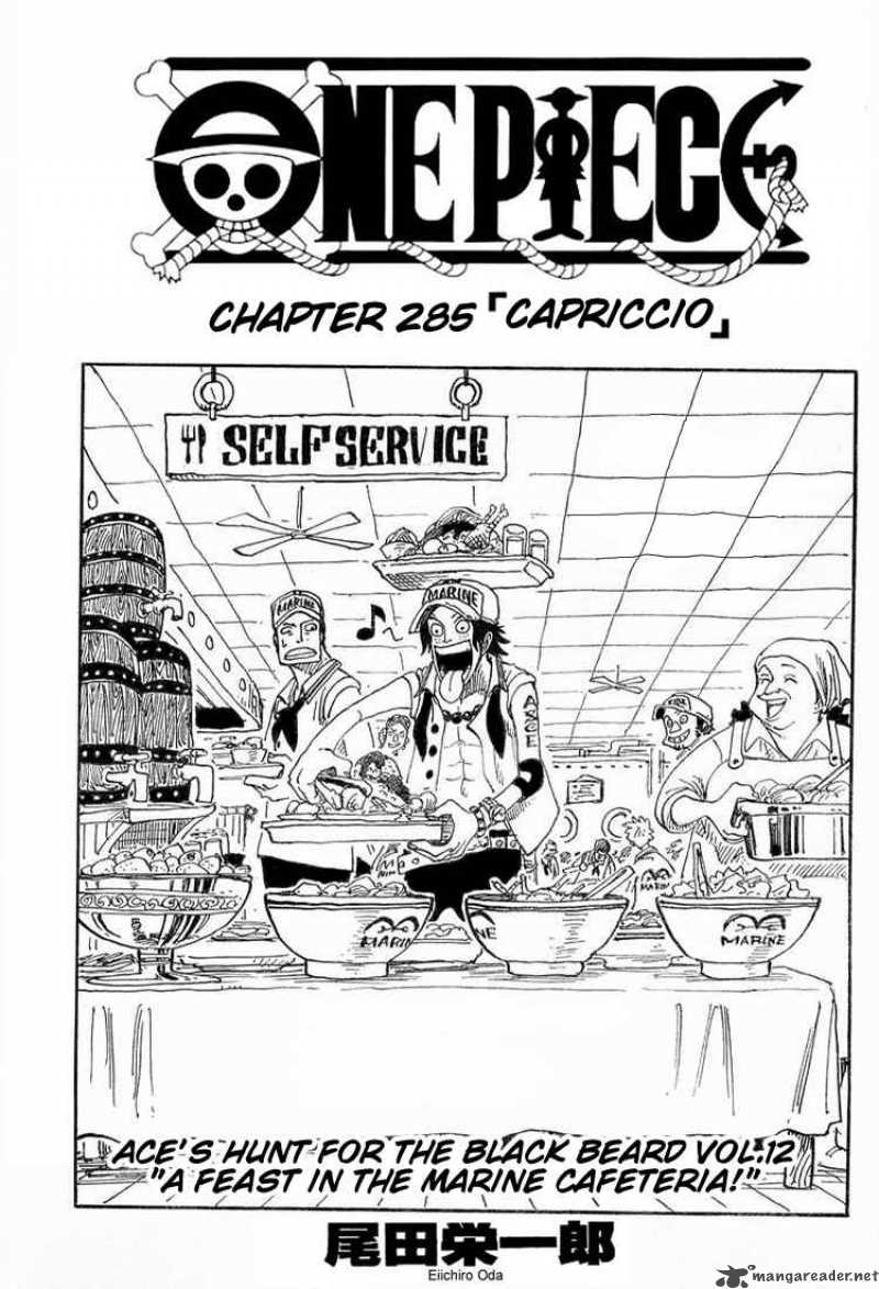One Piece Manga Chapter 285 page 1 - Capriccio