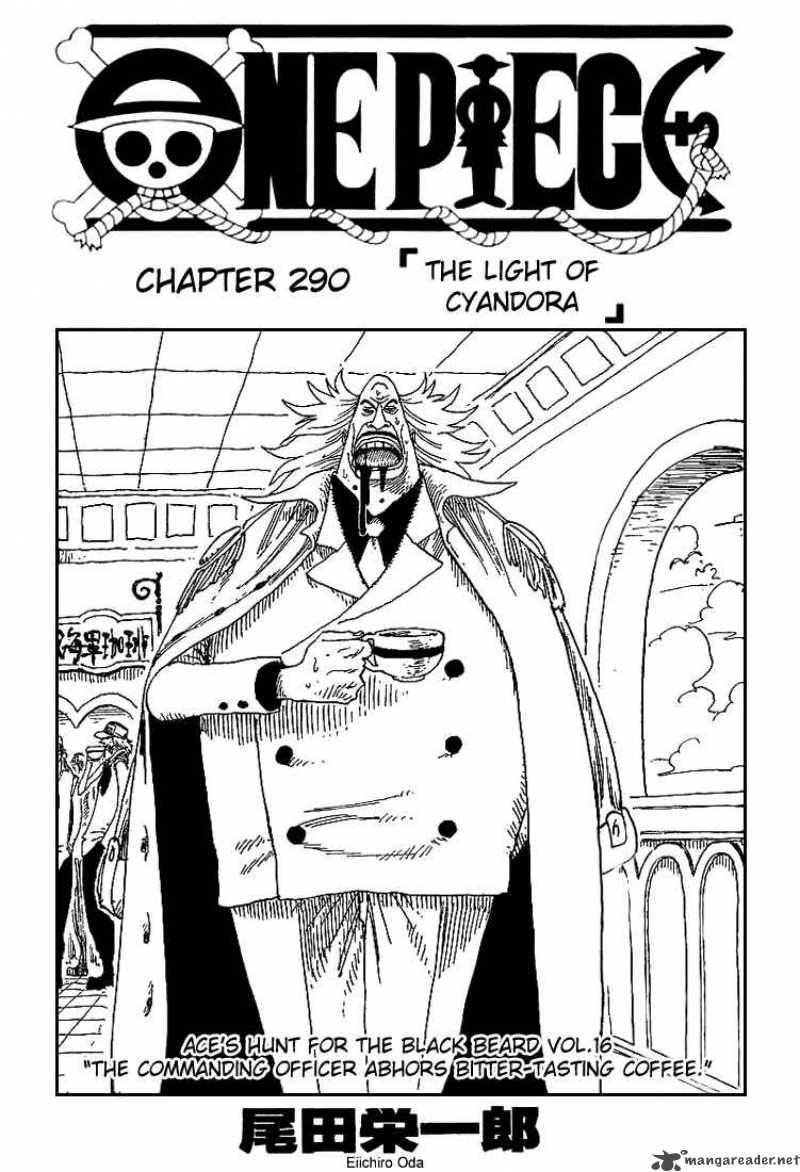 One Piece Manga Chapter 290 page 1 - The Light of Shandora