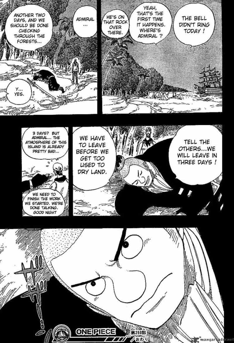 One Piece Manga Chapter 290 page 18 - The Light of Shandora