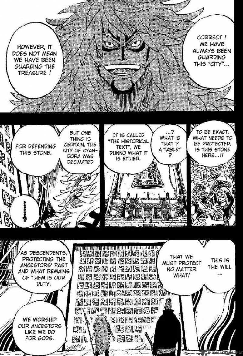 One Piece Manga Chapter 290 page 8 - The Light of Shandora