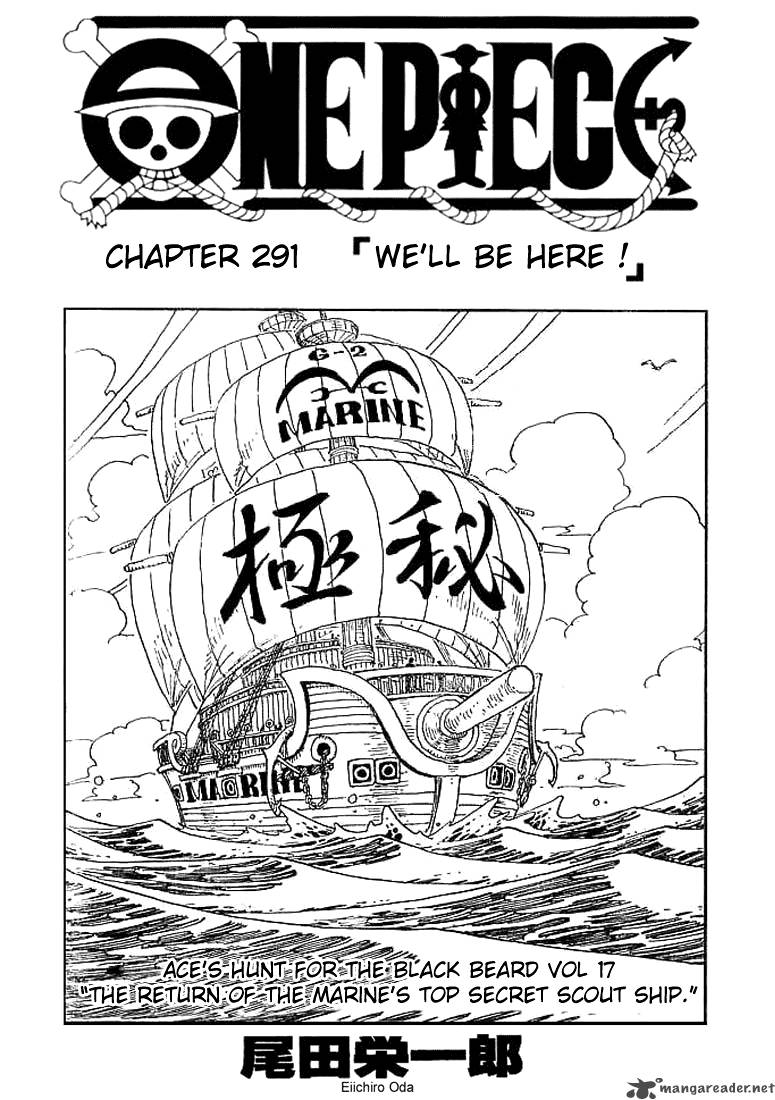 One Piece Manga Chapter 291 page 1 - I'm Right Here