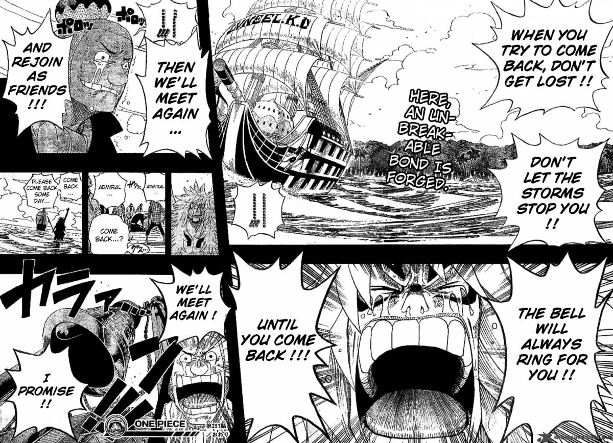 One Piece Manga Chapter 291 page 18 - I'm Right Here