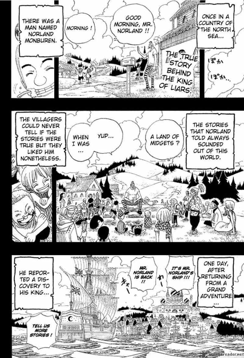 One Piece Manga Chapter 292 page 2 - To Meet, like the Half-Moon Hidden by Clouds
